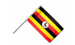 Stockflagge Uganda