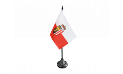 Tischflagge Österreich Oberösterreich