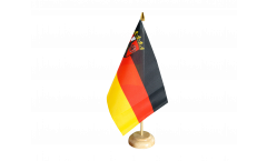 Tischflagge Deutschland Rheinland-Pfalz