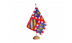 Tischflagge Frankreich Burgund