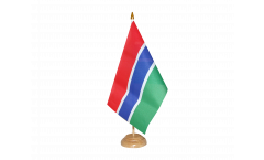 Tischflagge Gambia
