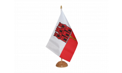Tischflagge Gibraltar
