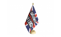 Tischflagge Großbritannien Punks Not Dead