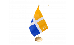 Tischflagge Großbritannien Scilly-Inseln