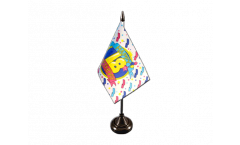 Tischflagge Happy Birthday 18