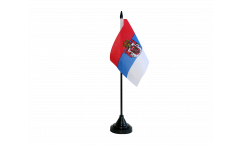 Tischflagge Königreich Serbien 1892-1918