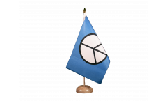Tischflagge Peace-Symbol