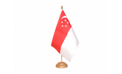 Tischflagge Singapur