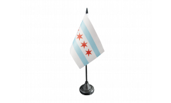 Tischflagge USA City of Chicago