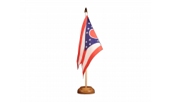 Tischflagge USA Ohio