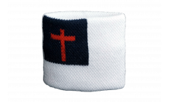 Schweißband Christenflagge - 7 x 8 cm