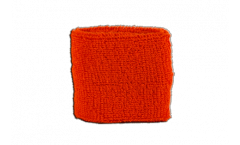Schweißband einfarbig rotorange - 7 x 8 cm