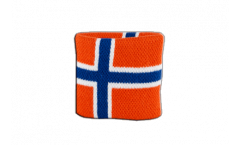 Schweißband Norwegen - 7 x 8 cm